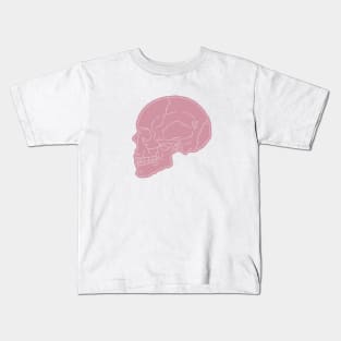 PINK SKULL Kids T-Shirt